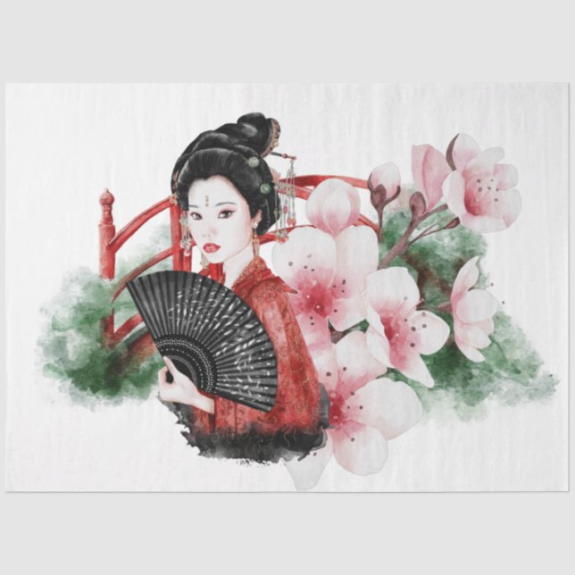 Papel De Seda A Série Okinawa Design 38 (Frente )