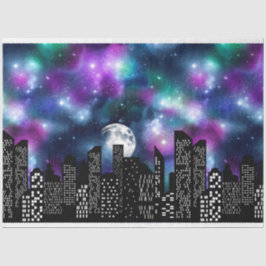 Papel De Seda A Série Starry Skyline Design 11