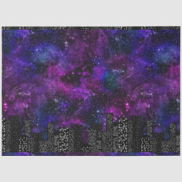 Papel De Seda A Série Starry Skyline Design 8