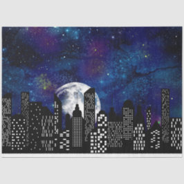 Papel De Seda A Série Starry Skyline Design 9