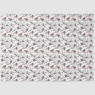 Papel De Seda A Série Winter Woodland Design 6