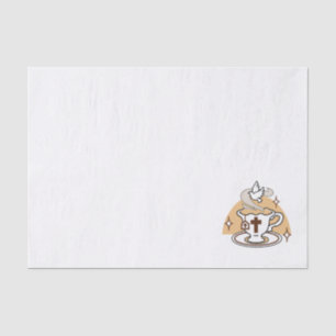 Papel De Seda A vida é doce com Jesus - Taça Cristã Faith Tea