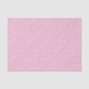 Papel De Seda Abacaxi Rosa Fúcsia Damasco Vitoriano Vintage