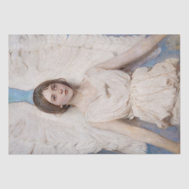 Papel De Seda Abbott Handerson Thayer | Angel - 1887 (Frente )