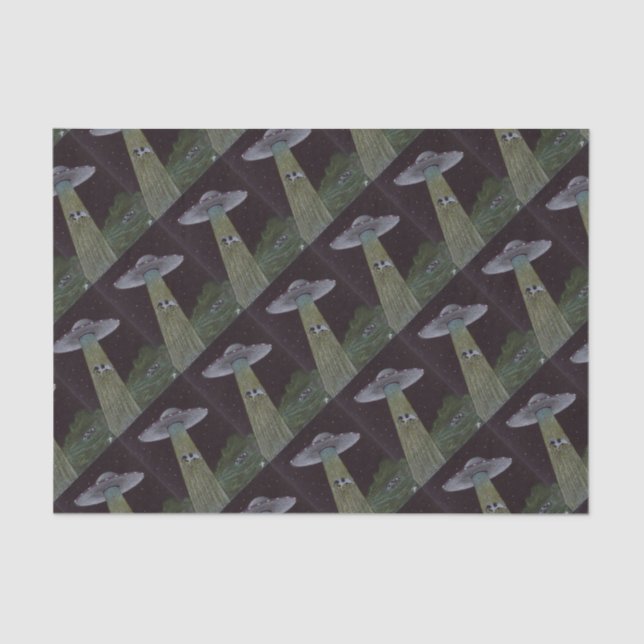 Papel De Seda Abdução de alienígenas (Frente )