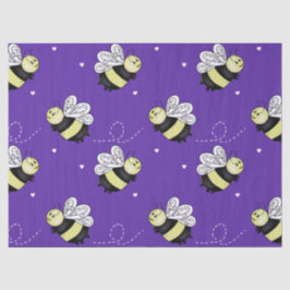 Papel De Seda Abeja Bumble Roxa