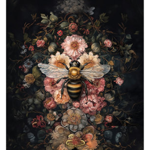 Papel De Seda Abelha e Flor
