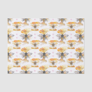 Papel De Seda Abelhas - Abelhas Felizes