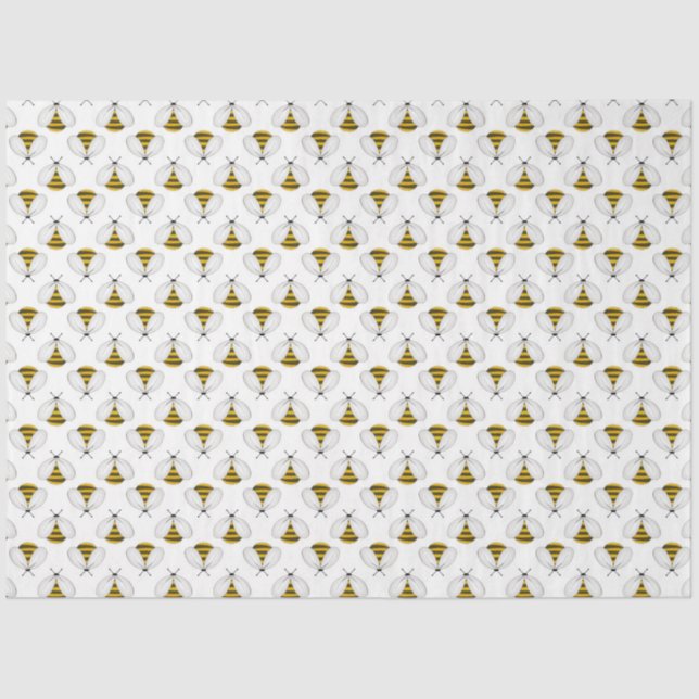 Papel De Seda Abelhas e Mel Série Design 8 (Frente )