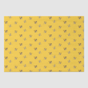 Papel De Seda Abelhas Francesas Cheery em amarelo Provençal