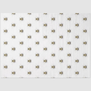 Papel De Seda Abelhas Vintage em Til