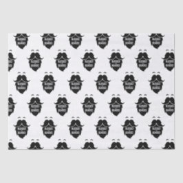 Papel De Seda Abençoado e barbudo