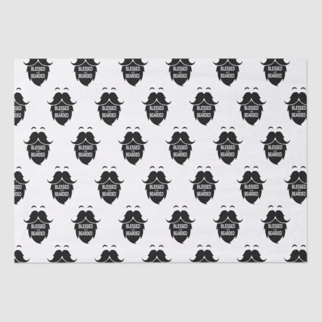 Papel De Seda Abençoado e barbudo (Frente )