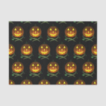 Abóbora de Halloween com vinha