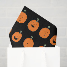Papel De Seda Abóboras de Halloween Fofas