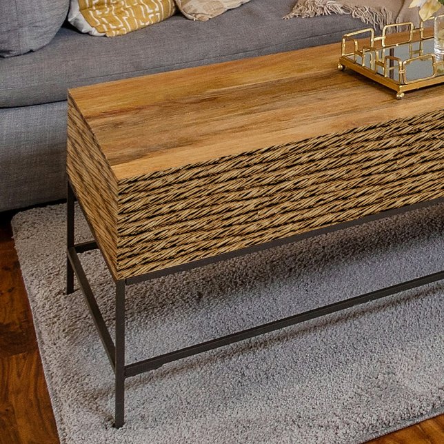 Papel De Seda Abrir a Dissociação do Wicker Basket (Criador carregado)