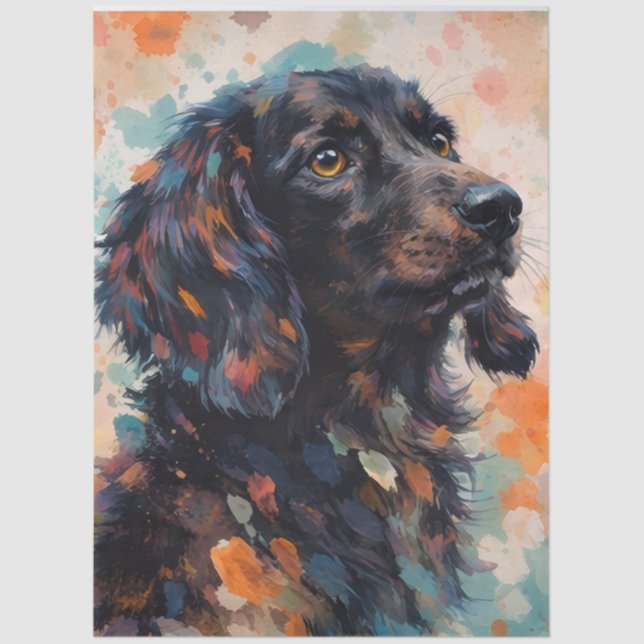 Papel De Seda Abstract Doggo  (Frente )