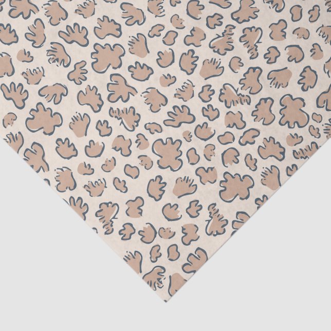 Papel De Seda Abstract Garden Confetti | Patterned Terracotta (Detalhes)