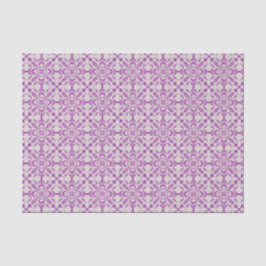 Papel De Seda Abstract Purple Orchid Flower Design Pattern Art
