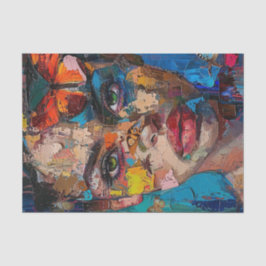 Papel De Seda Abstrato Beauty6