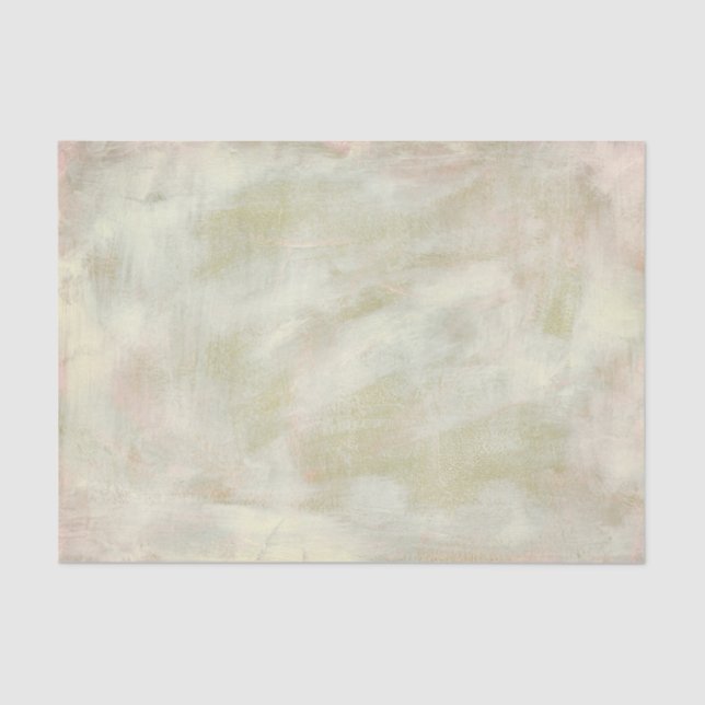 Papel De Seda Abstrato Brushstrokes (Frente )