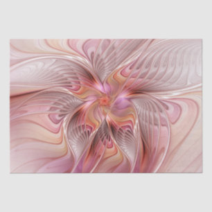 Papel De Seda Abstrato Butterfly Fantasy Fractal Arte Colorida