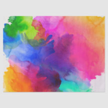 Abstrato de Aquarela arco-íris