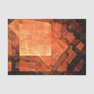 Papel De Seda Abstrato de Arte da Janela