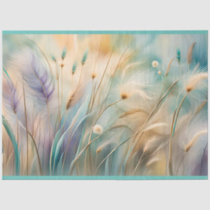 Papel De Seda Abstrato de Pastel Whispers da Natureza, Graus II
