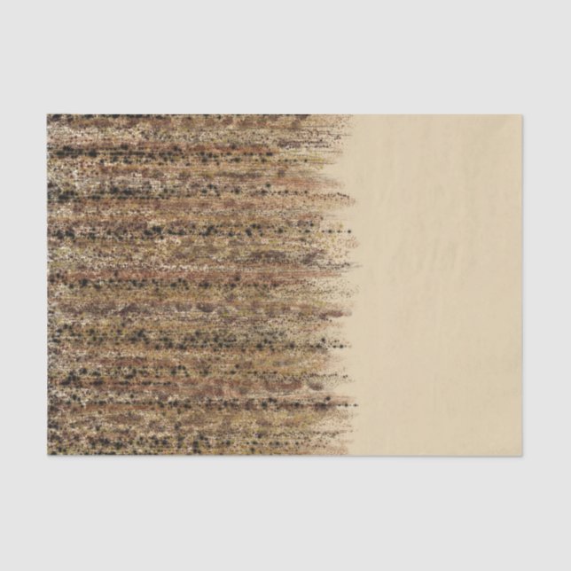 Papel De Seda Abstrato de Safari Exótico Moderno - Impressão de  (Frente )