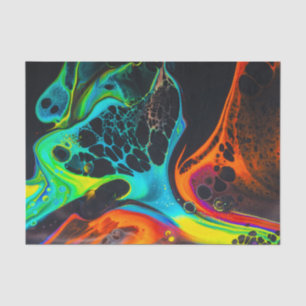 Papel De Seda Abstrato de Tinta Flutuante, Dissociação, Encapsul