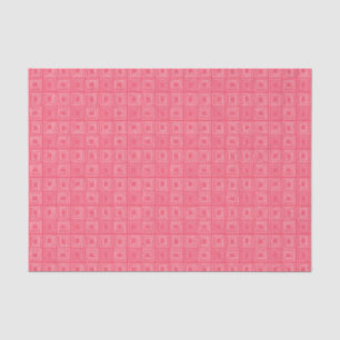 Papel De Seda abstrato geométrico 60 rosa