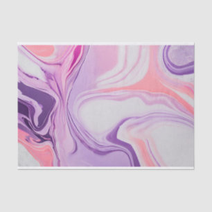 Papel De Seda Abstrato Marble Pink Shades Púrpuras Splash