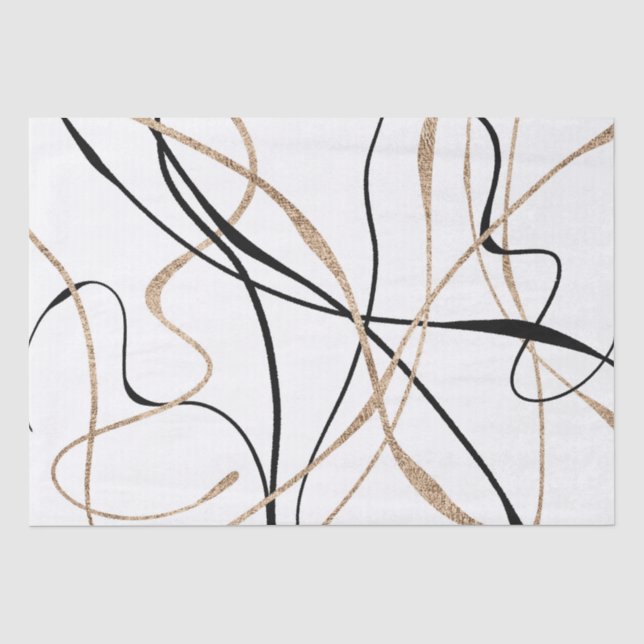 Papel De Seda Abstrato moderno (Frente )