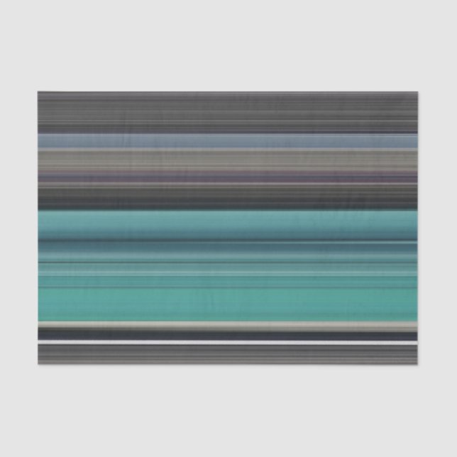 Papel De Seda Abstrato nº 1: Teal e cinza (Frente )