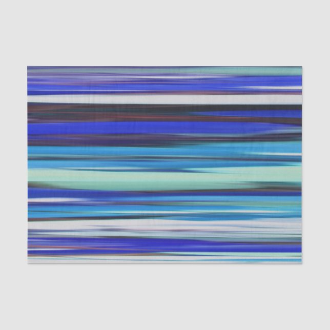 Papel De Seda Abstrato nº 2: borrão azul (Frente )