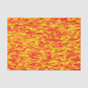 Papel De Seda Abstrato - Padrão Vermelho Cor - de - laranja Amar