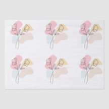 Abstrato Pastel Floral