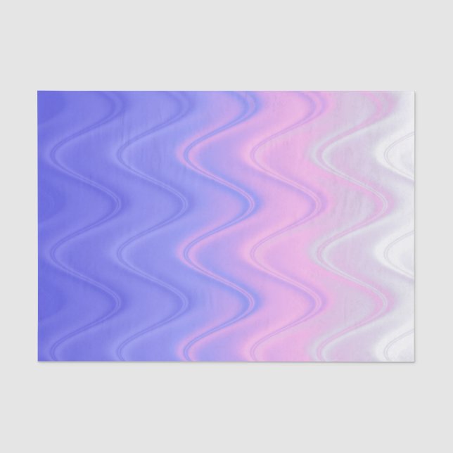 Papel De Seda Abstrato púrpura, cor-de-rosa ondulada (Frente )