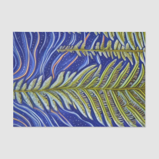 Papel De Seda Abstrato Whimsic Evergreens