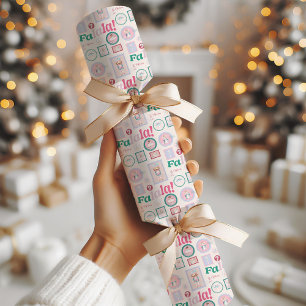 Papel De Seda Açafrão Quebra-Nozes Rétro Pastel Natal