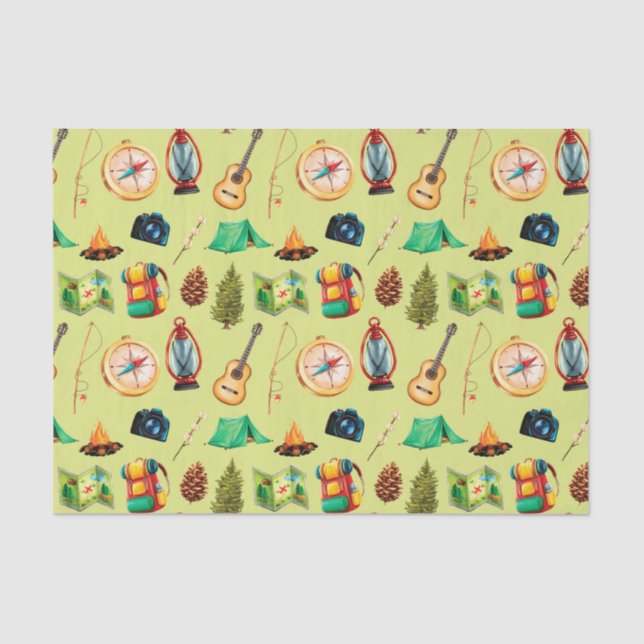 Papel De Seda Acampamento (Frente )