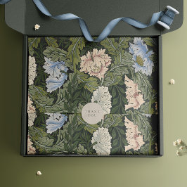 Papel De Seda Acanthus William Morris Green Vintage Floral