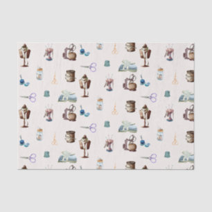 Papel De Seda Acessórios e ferramentas para costurar retrato de