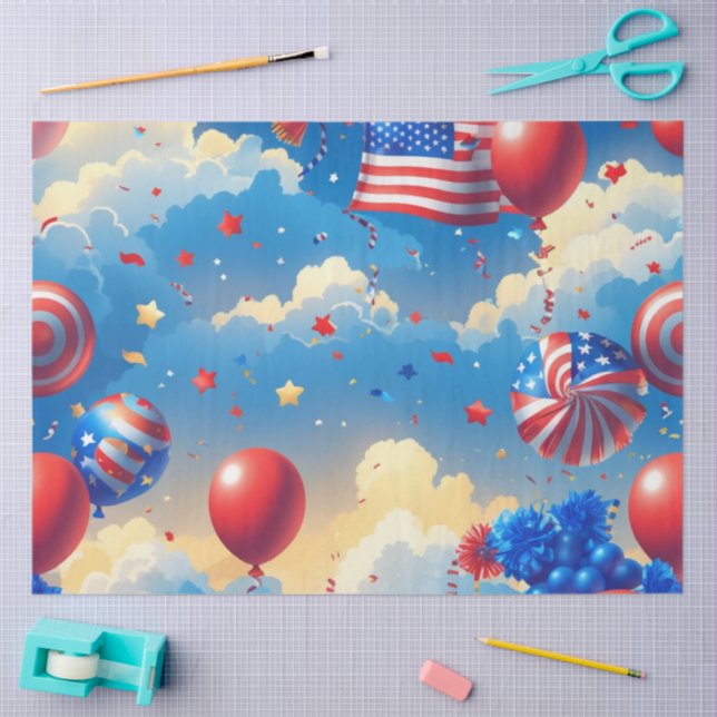 Papel De Seda Acima das Nuvens (Arte )