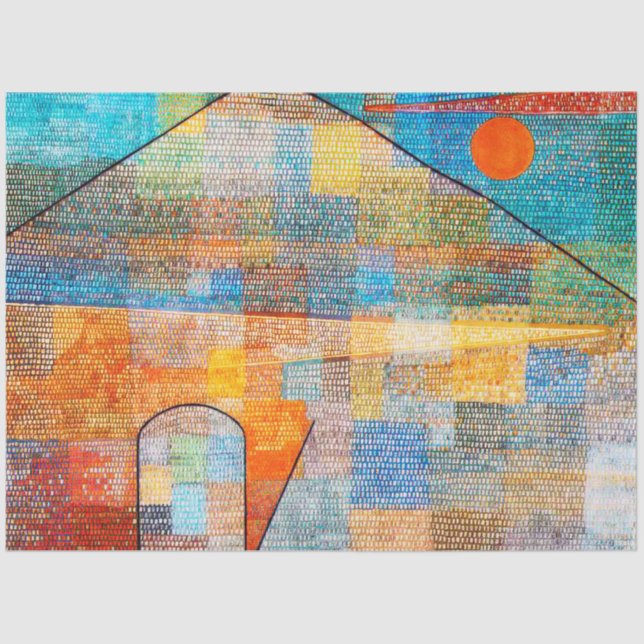 Papel De Seda Ad Parnassum, Paul Klee (Frente )