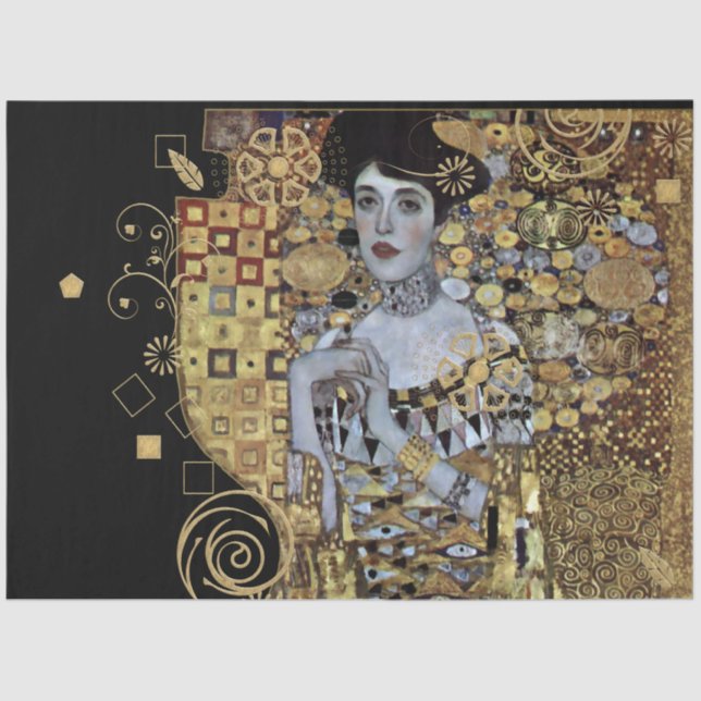 Papel De Seda Adele Klimt Tissue Paper (Frente )