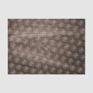 Papel De Seda Adição de grãos de madeira castanha