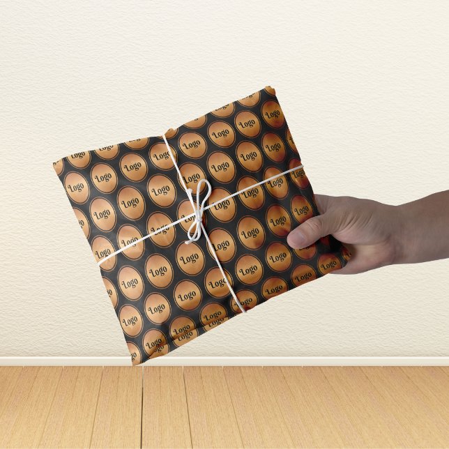 Papel De Seda Adicionar Dourado logotipo de negócios personaliza (Criador carregado)