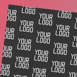 Papel De Seda Adicione seu logotipo, padrão repetitivo, Modelo e